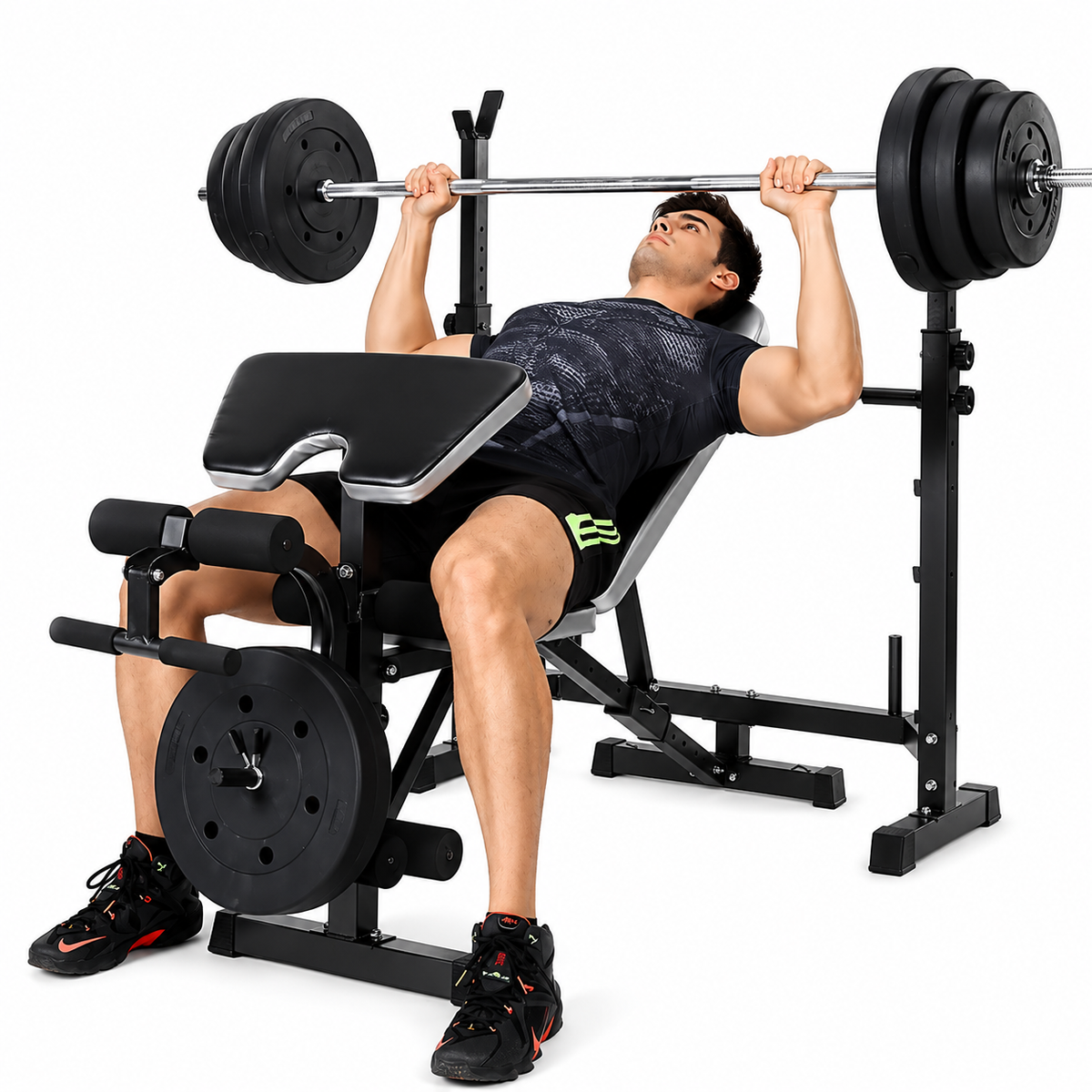 Adjustable Bench Press Set