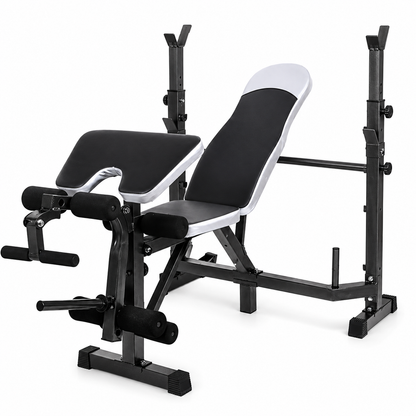 Multi-Function Gym Bench – Leather Push-Up & Weight Bench