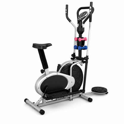 Elliptical Trainer with Stepper and Waist Trimmer