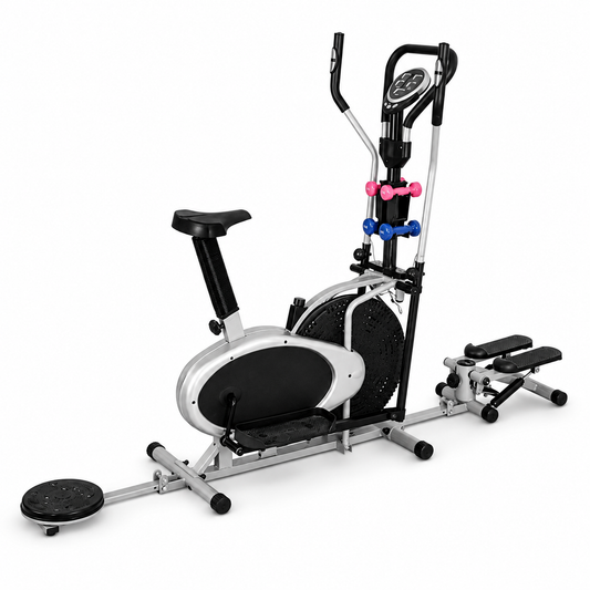 Elliptical Trainer with Stepper and Waist Trimmer