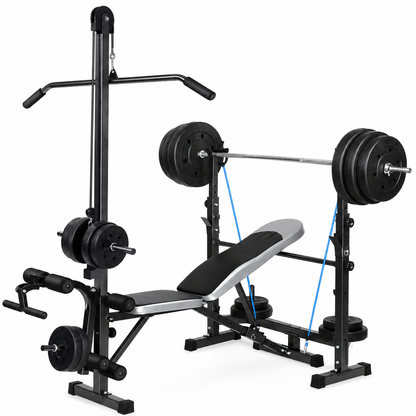 Adjustable Bench Press Set