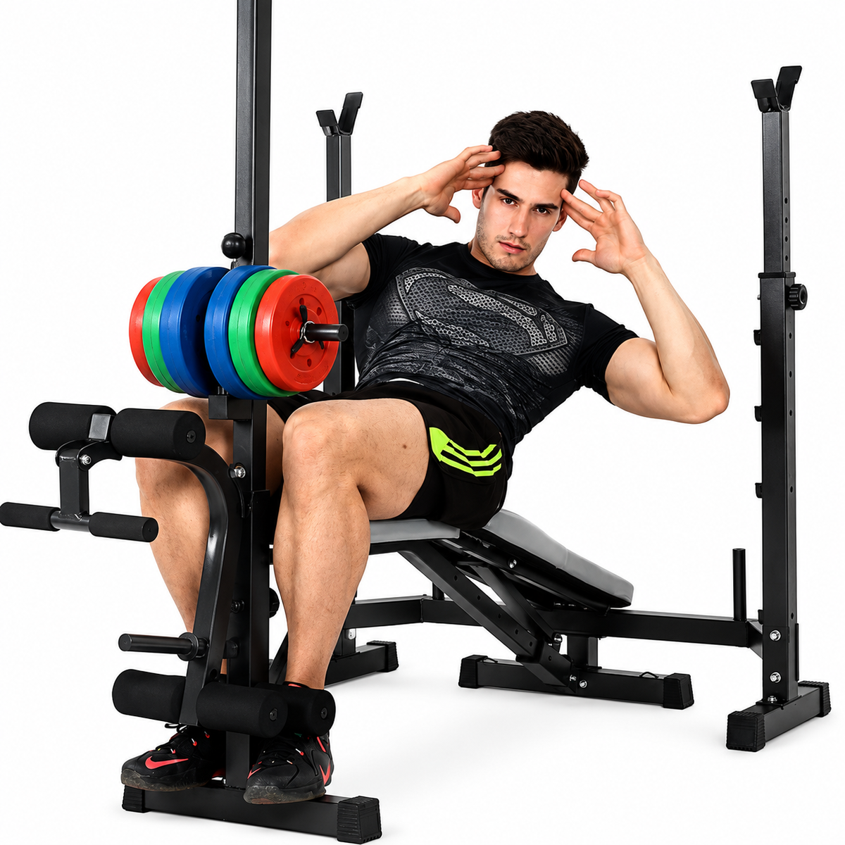 Adjustable Bench Press Set