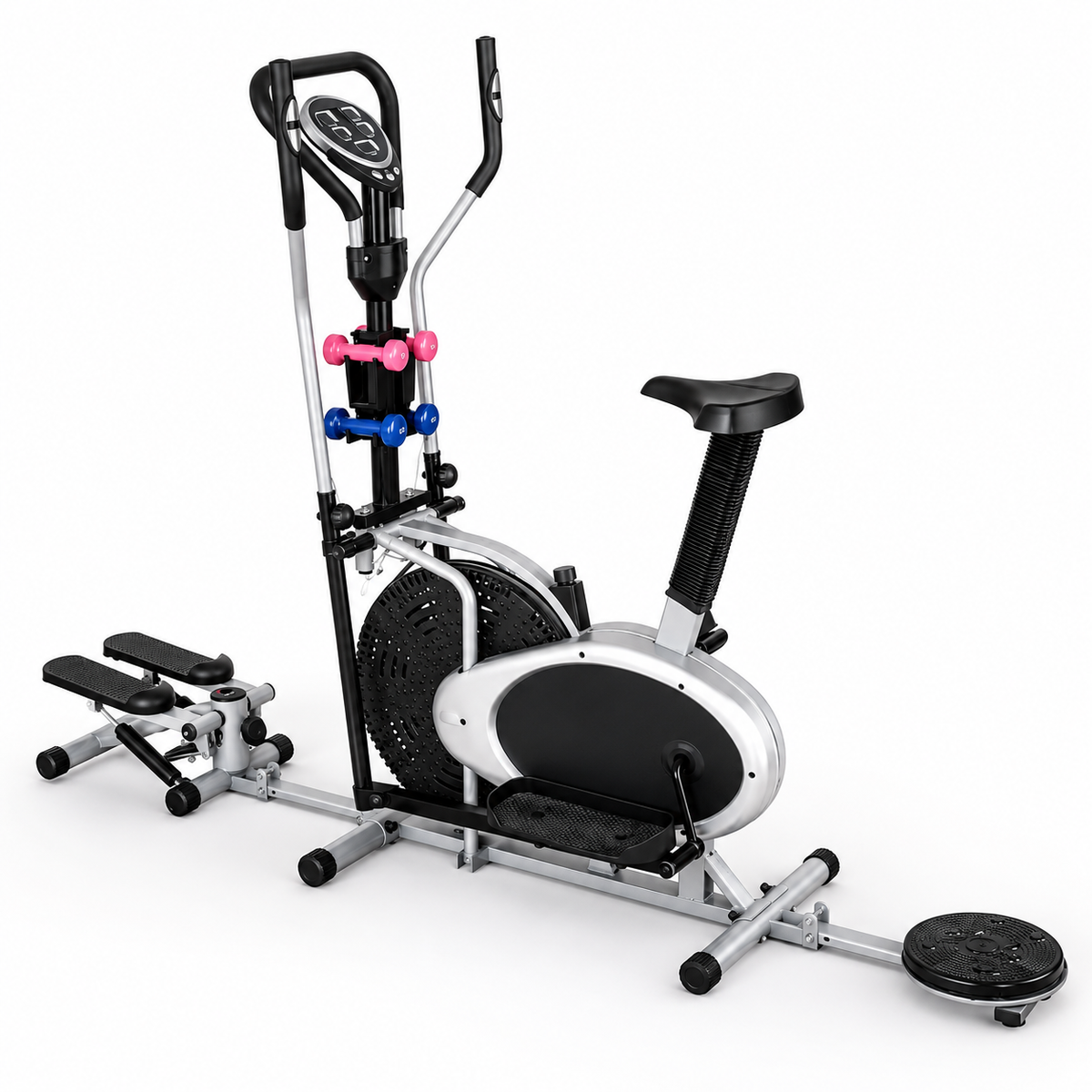 Elliptical Trainer with Stepper and Waist Trimmer