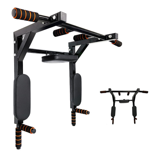 Wall Pull-Up Bar & Dip Station