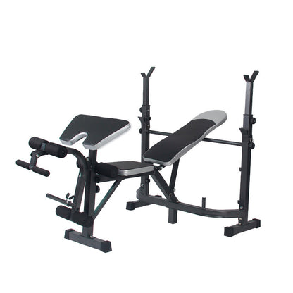 Multi-Function Gym Bench – Leather Push-Up & Weight Bench