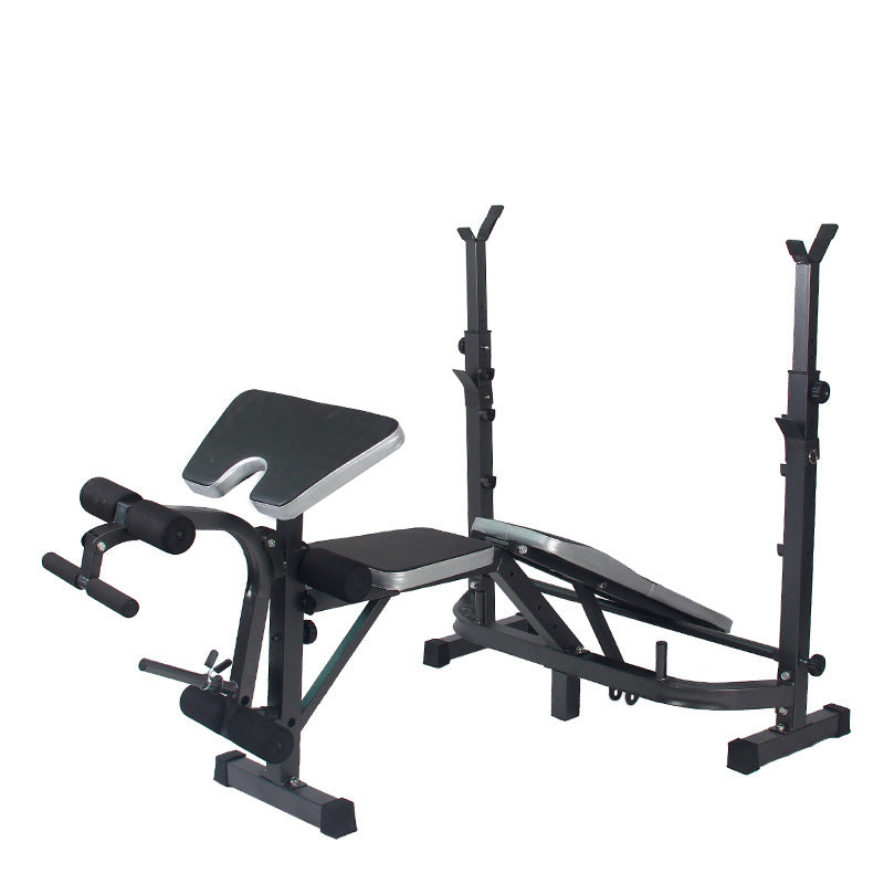 Multi-Function Gym Bench – Leather Push-Up & Weight Bench